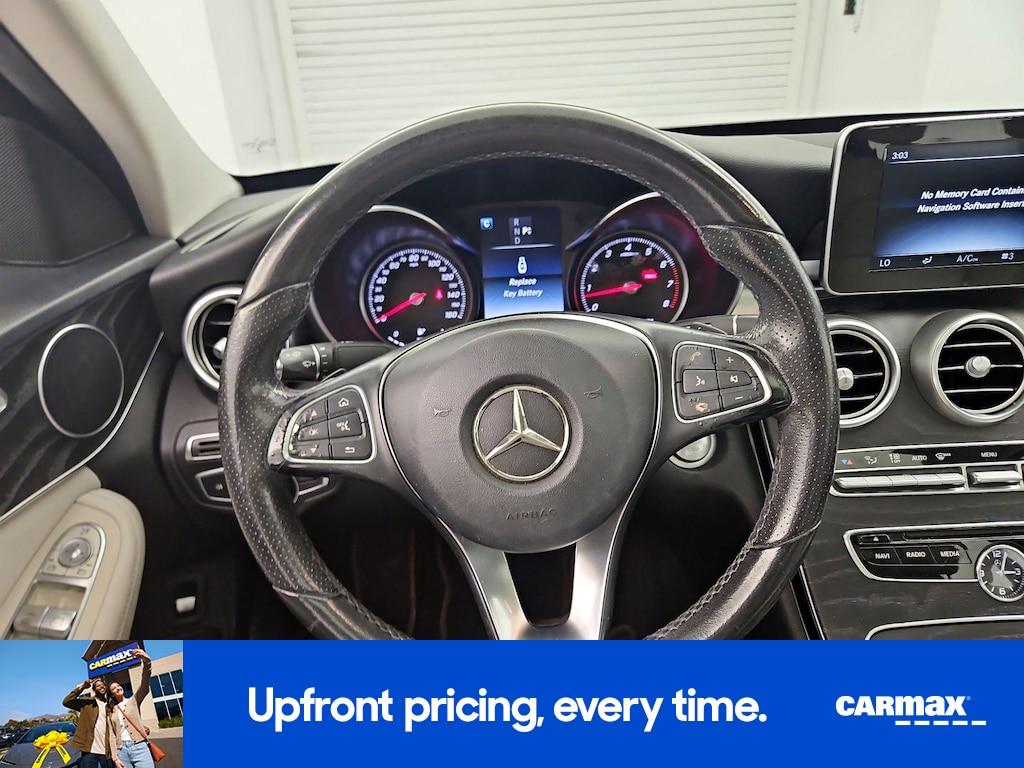 used 2017 Mercedes-Benz C-Class car, priced at $17,998