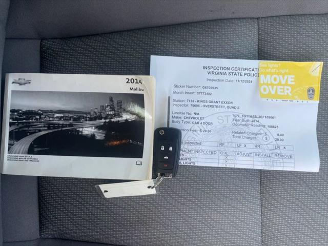 used 2014 Chevrolet Malibu car, priced at $8,500