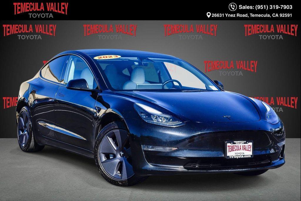 used 2023 Tesla Model 3 car, priced at $20,488