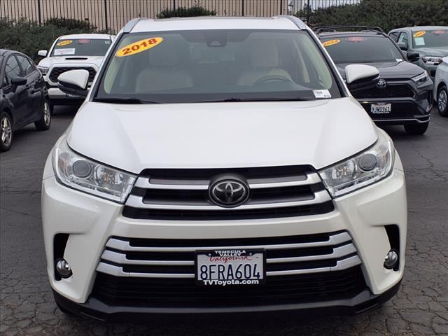 used 2018 Toyota Highlander car, priced at $28,995