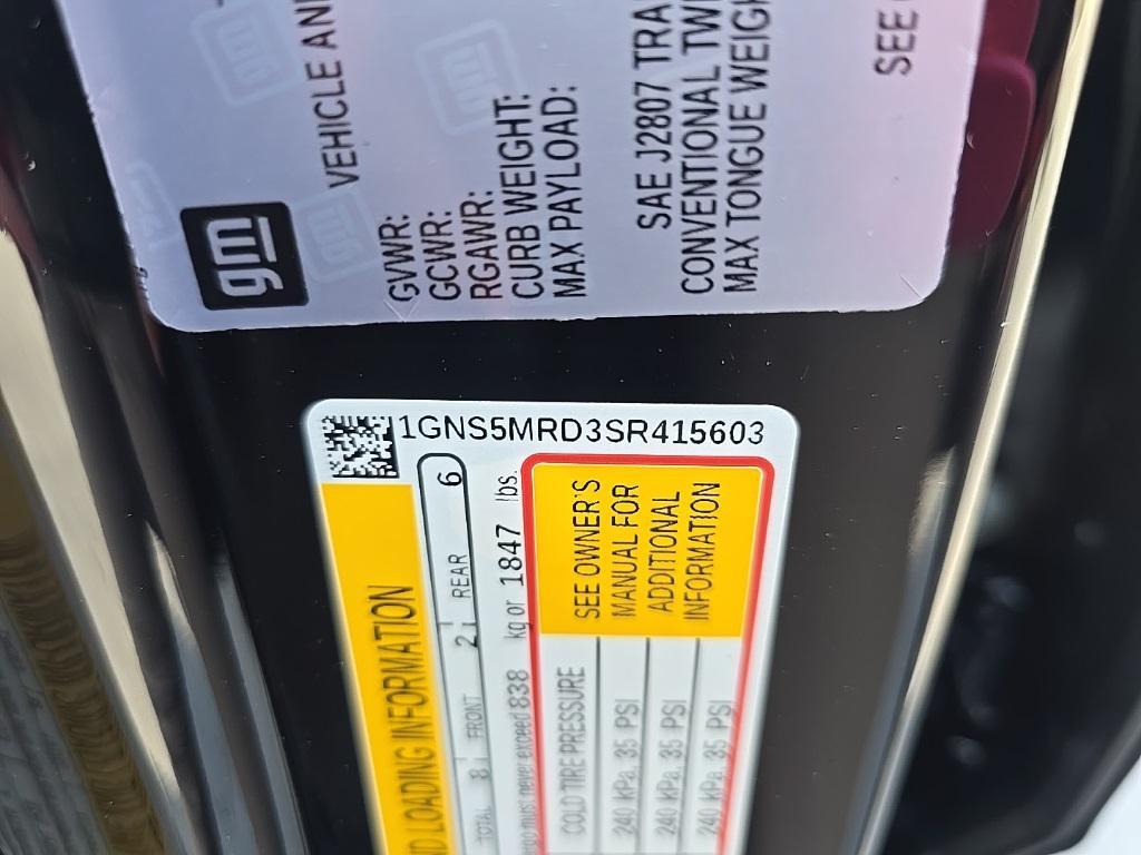 new 2025 Chevrolet Tahoe car, priced at $57,360