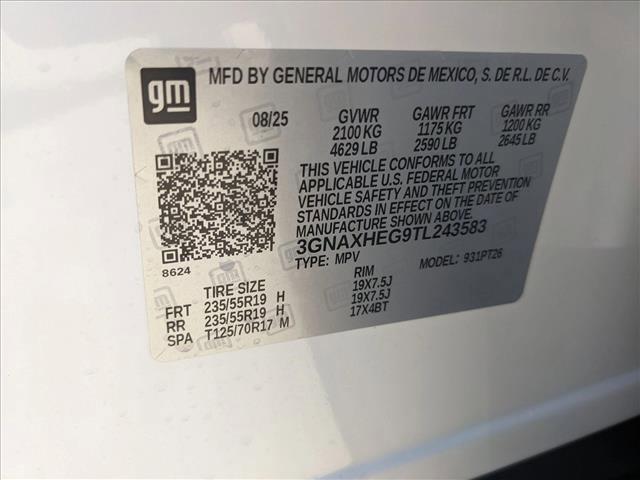 new 2026 Chevrolet Equinox car, priced at $30,860