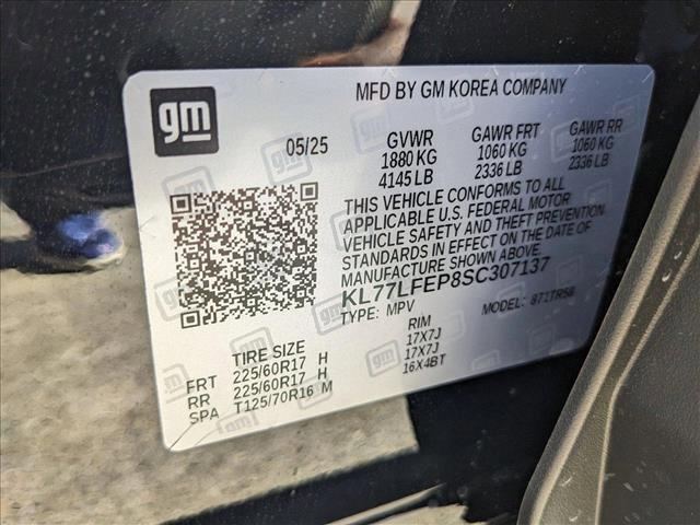 new 2025 Chevrolet Trax car, priced at $21,370