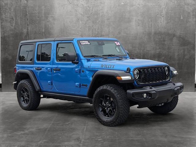 used 2024 Jeep Wrangler car, priced at $39,495