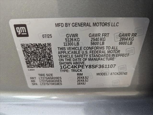 new 2025 Chevrolet Silverado 2500 car, priced at $77,146