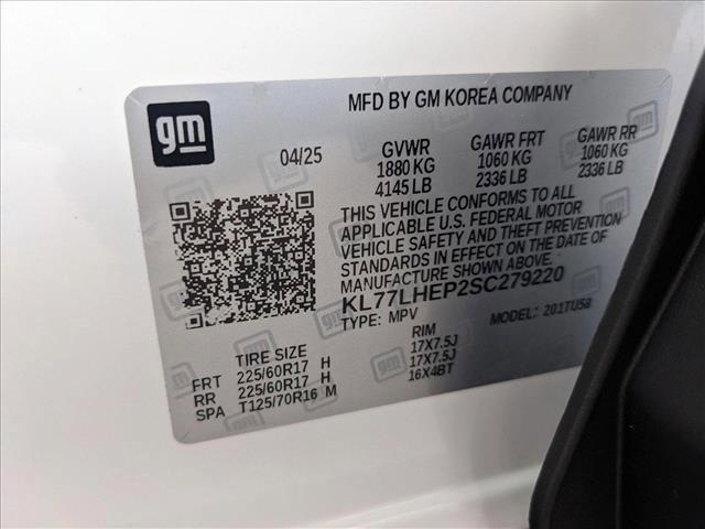 new 2025 Chevrolet Trax car, priced at $23,402
