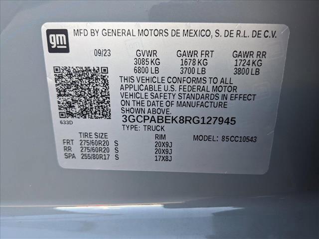 new 2024 Chevrolet Silverado 1500 car, priced at $38,623