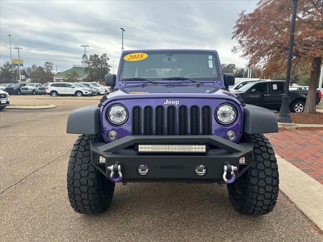 used 2018 Jeep Wrangler JK Unlimited car, priced at $25,995