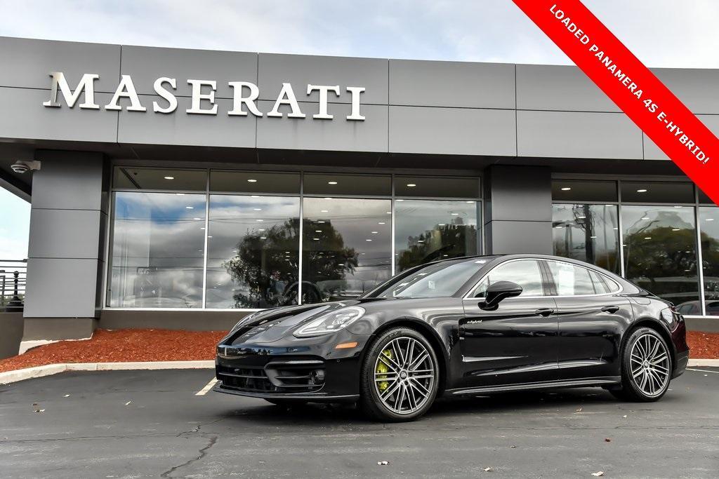 used 2021 Porsche Panamera e-Hybrid car, priced at $75,989