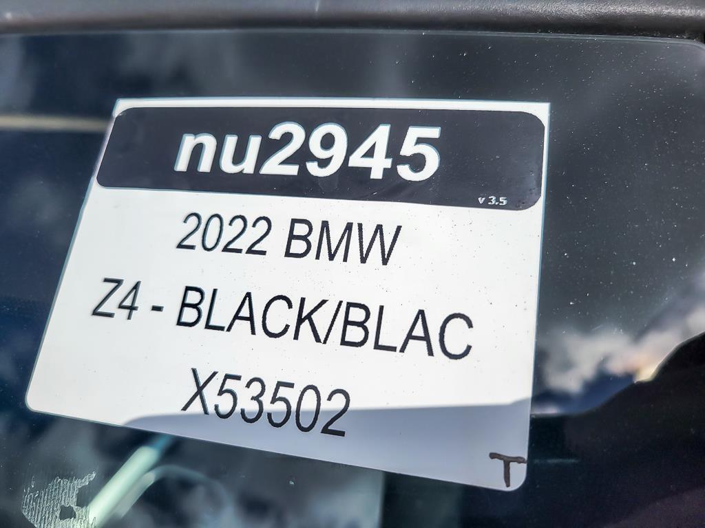 used 2022 BMW Z4 car, priced at $36,899