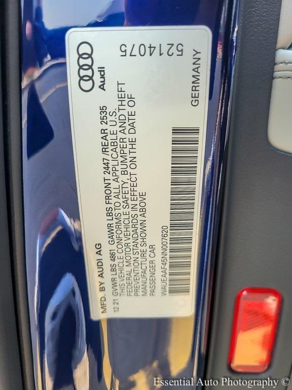 used 2022 Audi A4 car, priced at $30,339