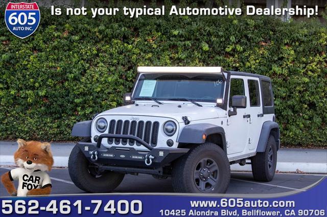 used 2016 Jeep Wrangler Unlimited car, priced at $16,415