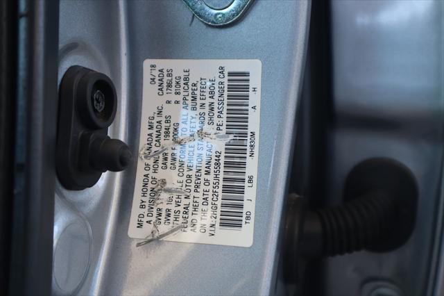 used 2018 Honda Civic car, priced at $16,698