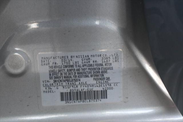used 2014 Nissan Versa car, priced at $6,897