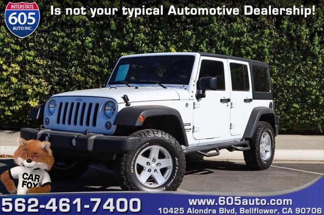 used 2015 Jeep Wrangler Unlimited car, priced at $17,439