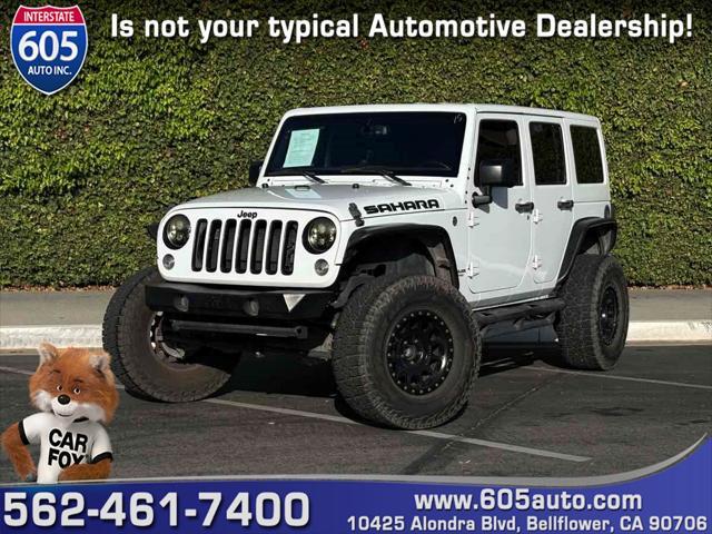 used 2016 Jeep Wrangler Unlimited car, priced at $21,428