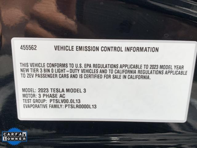 used 2023 Tesla Model 3 car, priced at $24,998