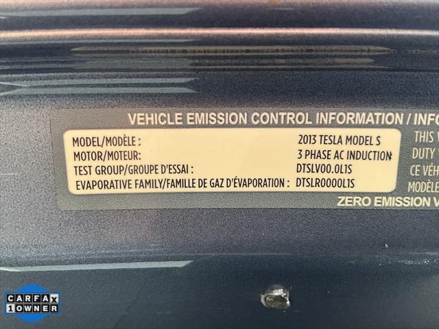 used 2013 Tesla Model S car, priced at $10,998