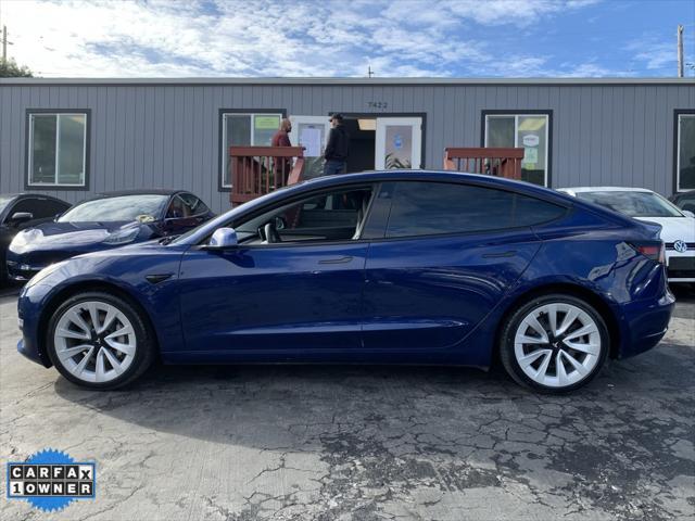 used 2021 Tesla Model 3 car, priced at $16,998