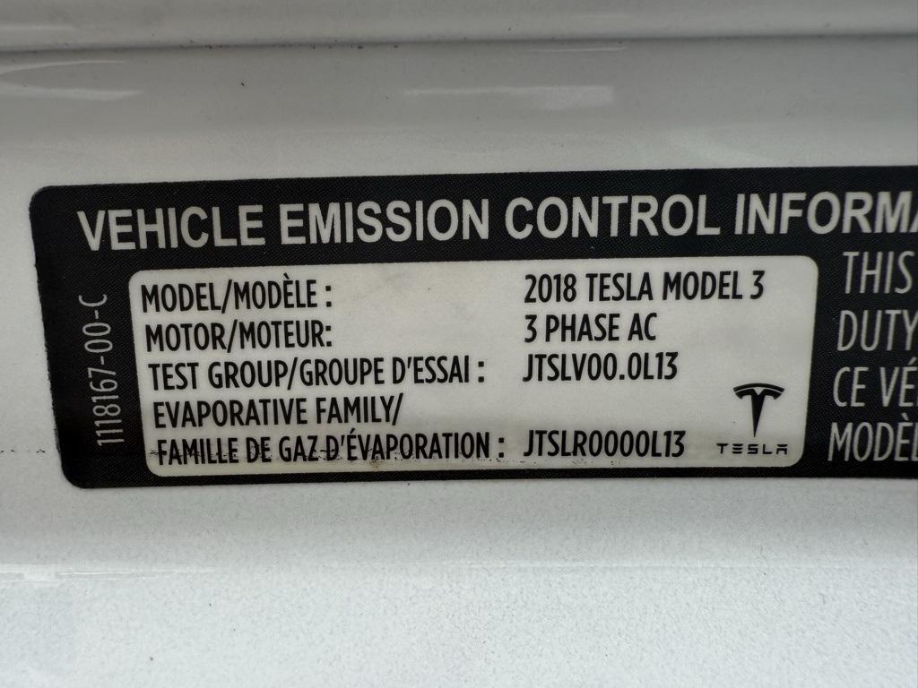 used 2018 Tesla Model 3 car, priced at $16,500