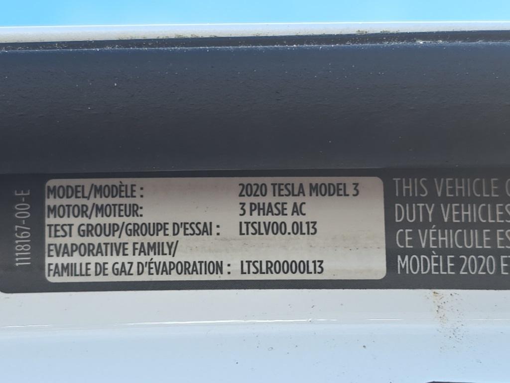 used 2020 Tesla Model 3 car, priced at $20,998