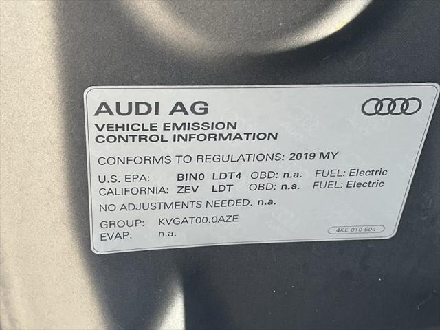used 2019 Audi e-tron car, priced at $19,998