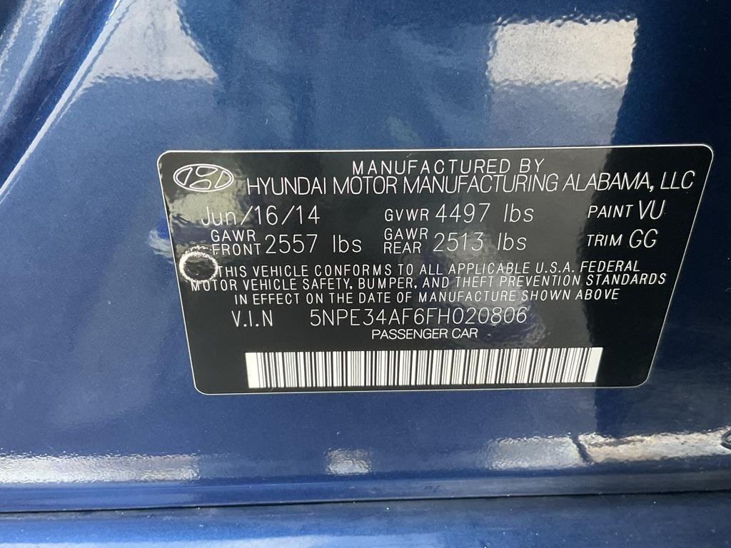 used 2015 Hyundai Sonata car, priced at $9,900