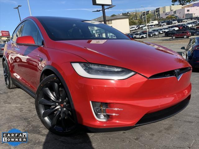 used 2017 Tesla Model X car, priced at $27,998