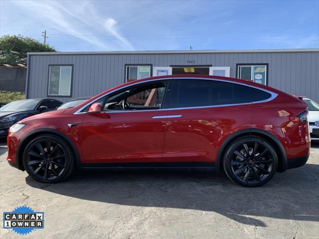 used 2017 Tesla Model X car, priced at $27,998