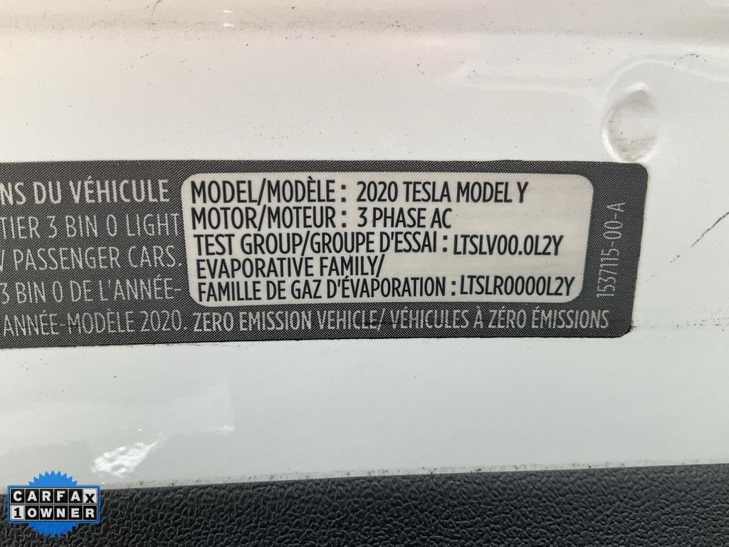 used 2020 Tesla Model Y car, priced at $20,998
