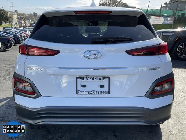 used 2021 Hyundai Kona EV car, priced at $12,998