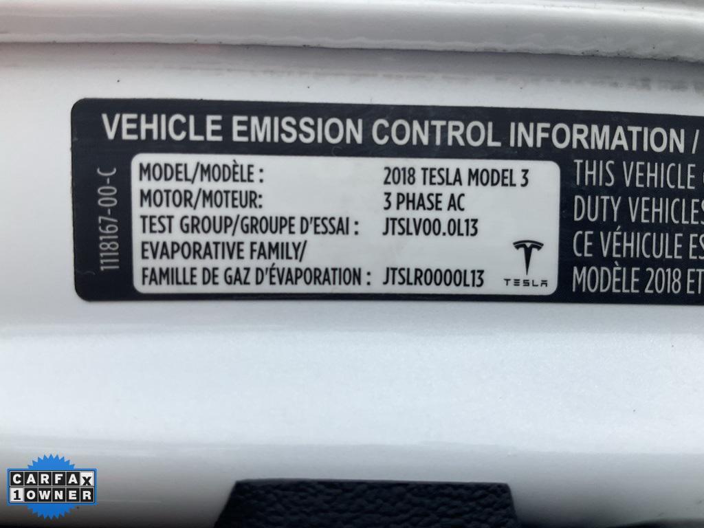 used 2018 Tesla Model 3 car, priced at $18,998