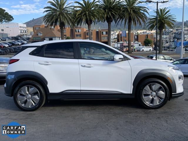 used 2021 Hyundai Kona EV car, priced at $14,998