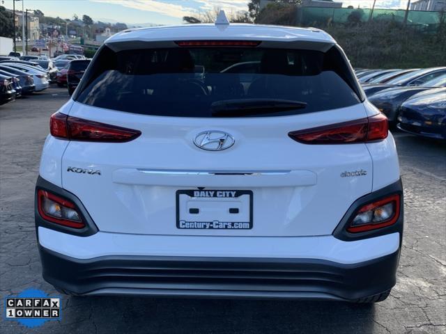 used 2021 Hyundai Kona EV car, priced at $14,998