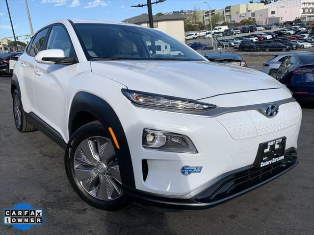 used 2021 Hyundai Kona EV car, priced at $14,998