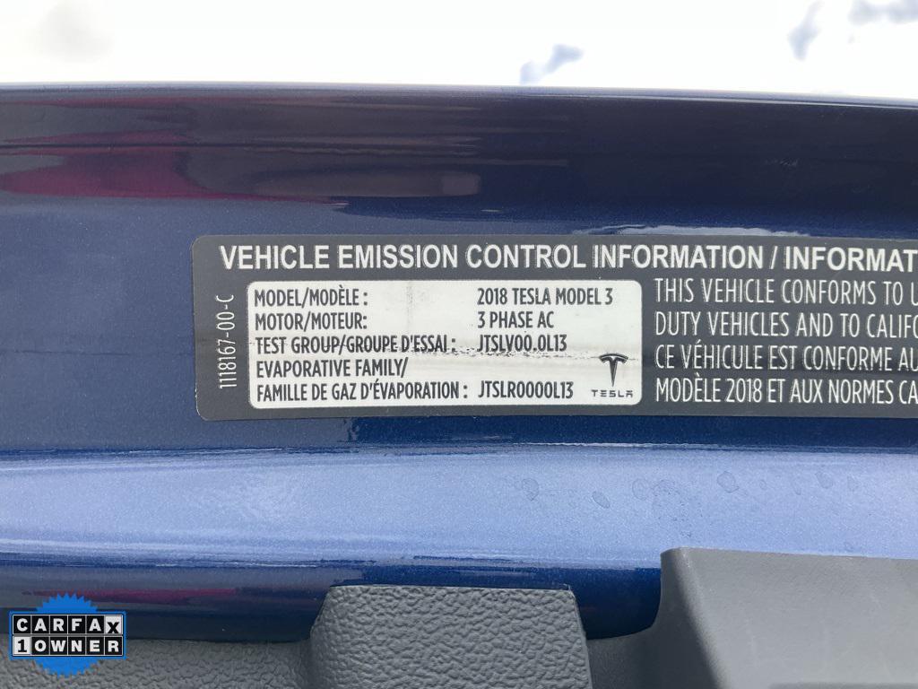 used 2018 Tesla Model 3 car, priced at $13,998