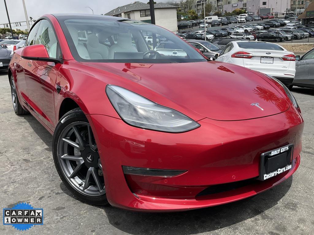 used 2021 Tesla Model 3 car, priced at $18,500