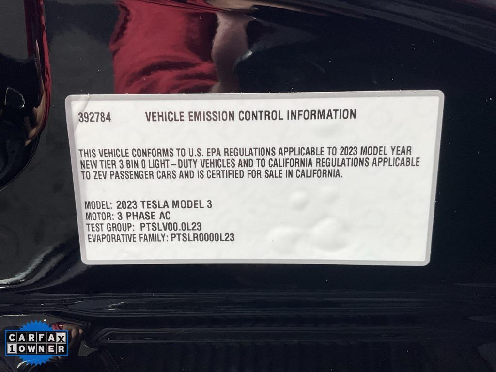 used 2023 Tesla Model 3 car, priced at $29,998