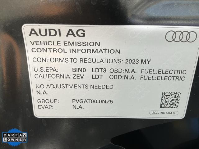 used 2023 Audi Q4 e-tron car, priced at $20,998