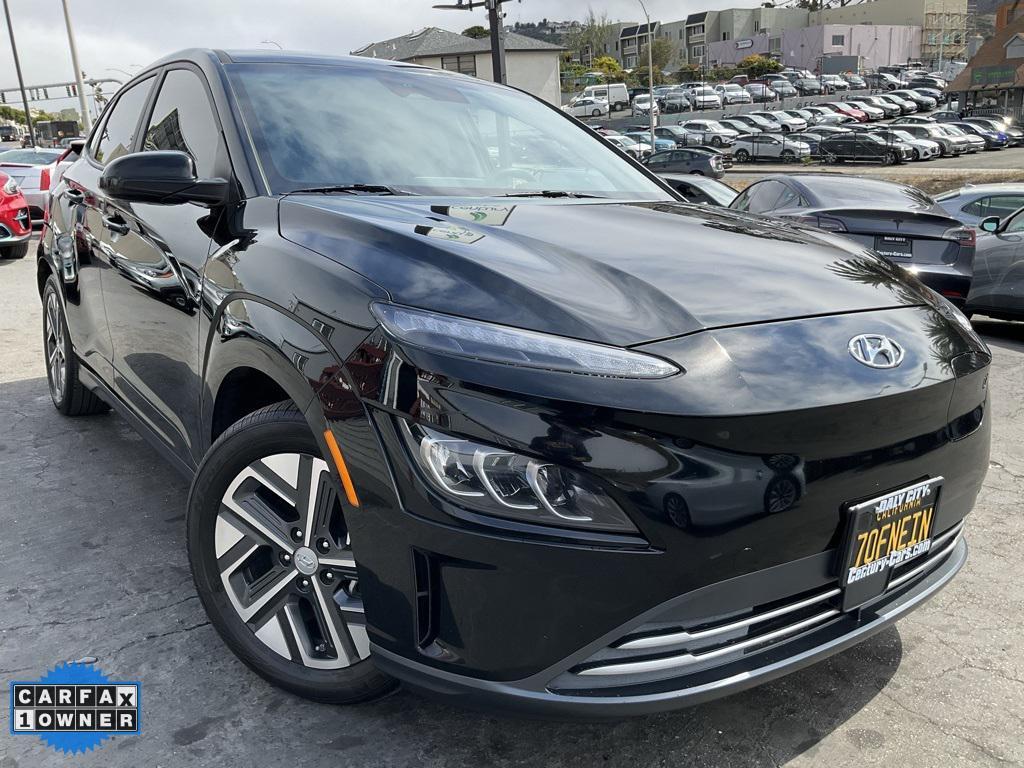 used 2022 Hyundai Kona EV car, priced at $16,998