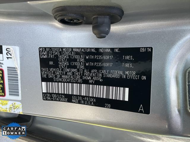 used 2015 Toyota Sienna car, priced at $14,998