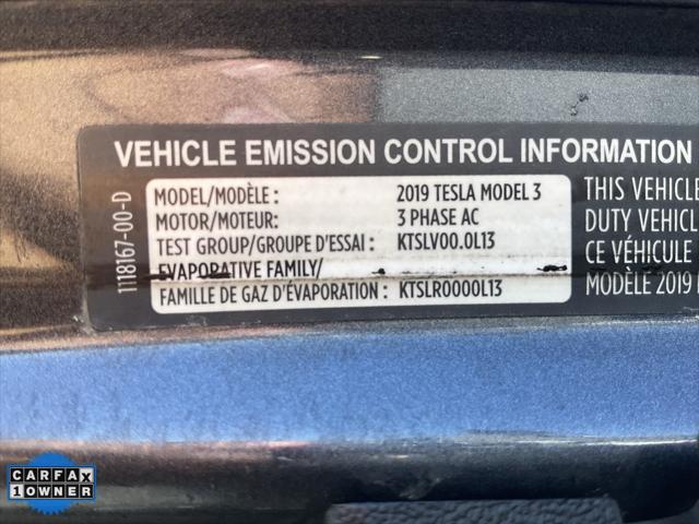used 2019 Tesla Model 3 car, priced at $13,998