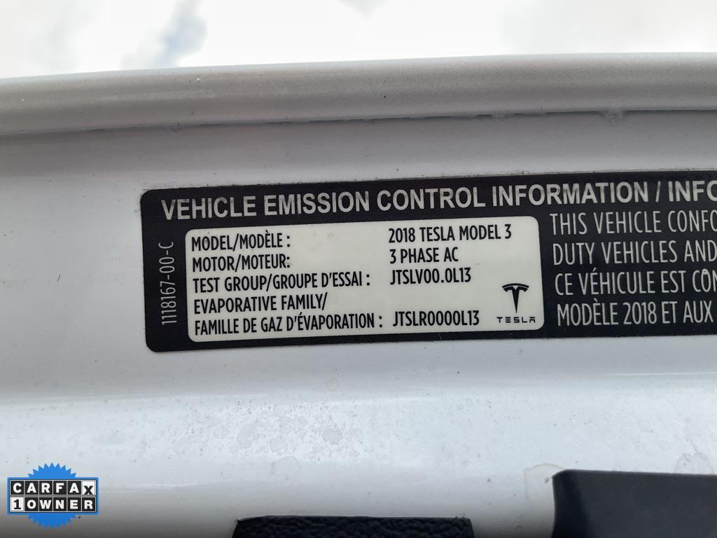 used 2018 Tesla Model 3 car, priced at $17,700