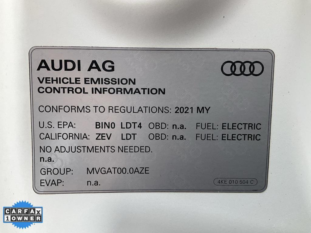 used 2021 Audi e-tron car, priced at $22,998