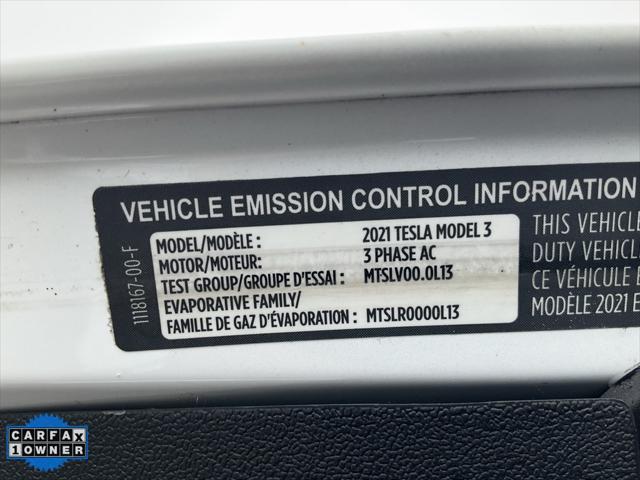 used 2021 Tesla Model 3 car, priced at $15,998