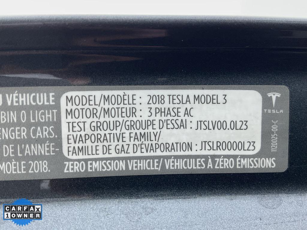 used 2018 Tesla Model 3 car, priced at $12,500