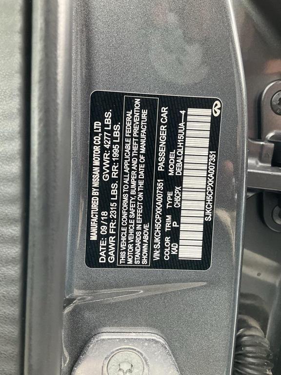 used 2019 INFINITI QX30 car, priced at $17,500