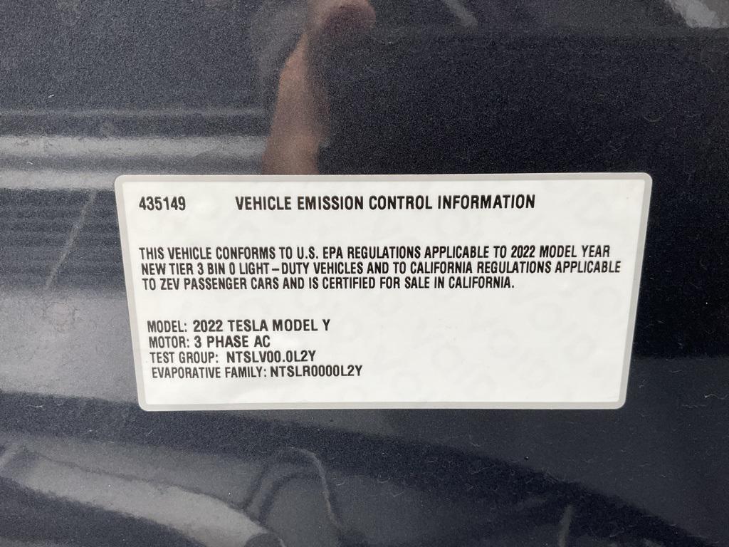 used 2022 Tesla Model Y car, priced at $30,998