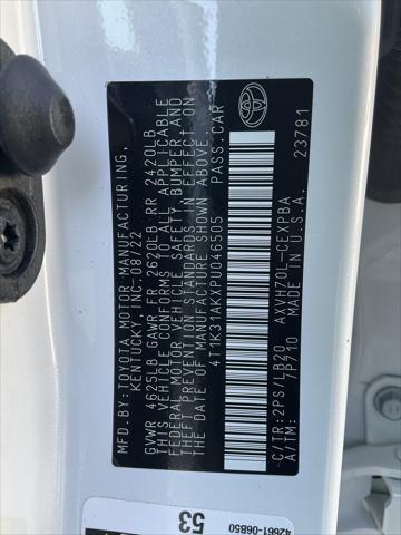 used 2023 Toyota Camry car, priced at $24,998