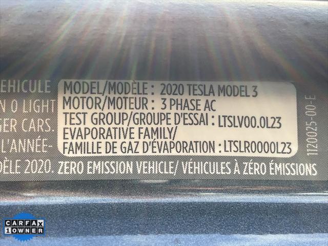 used 2020 Tesla Model 3 car, priced at $14,998